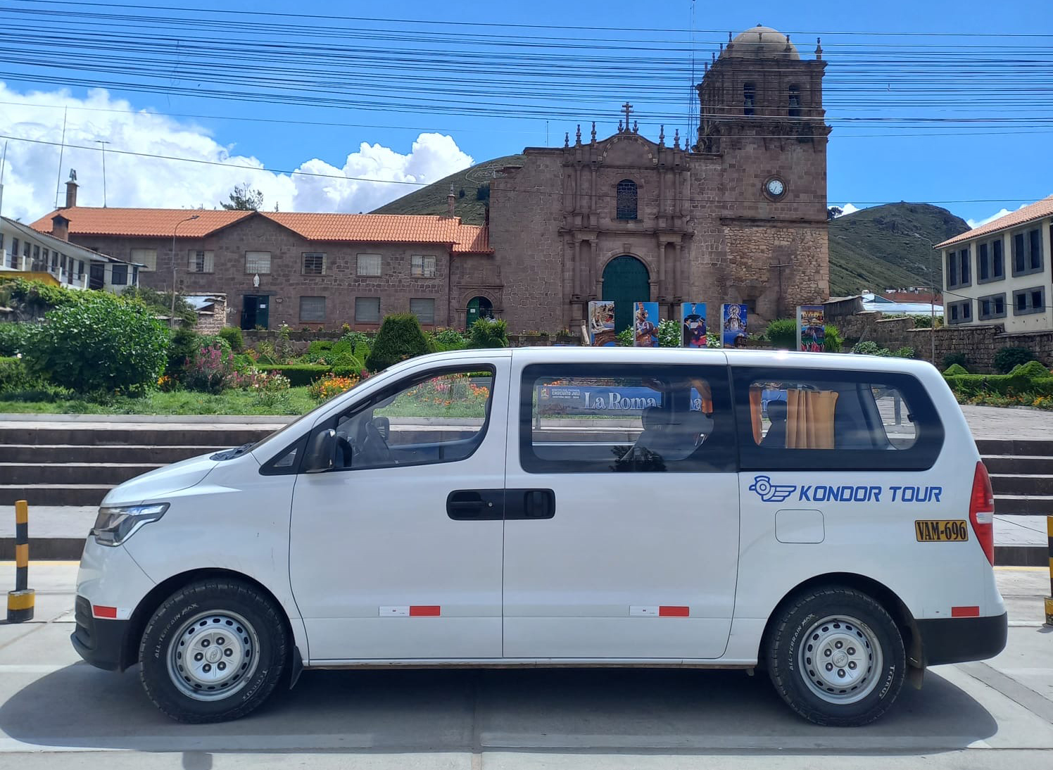 Our van from Cusco to Cabanaconde